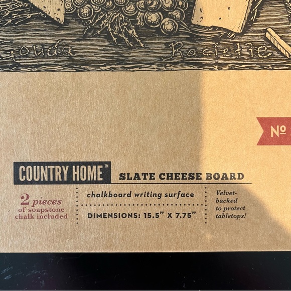 Twine Rustic Elegance slate Cheese Board - Picture 4 of 6